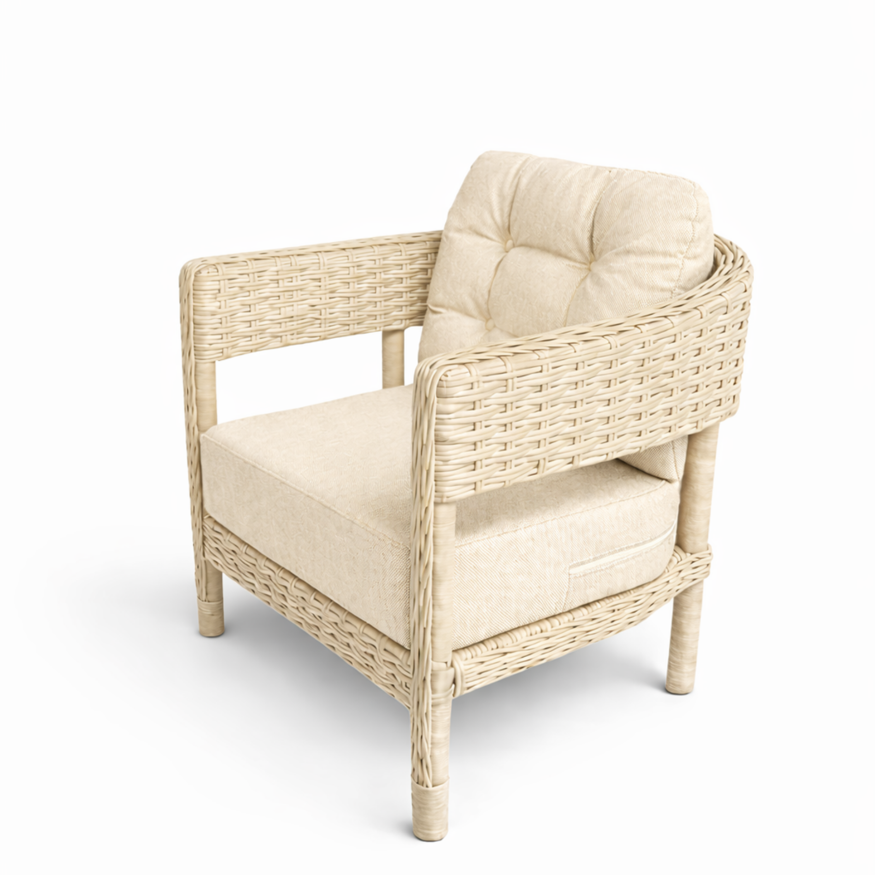 Lozan Raddan Tekli Koltuk - Kapiçino